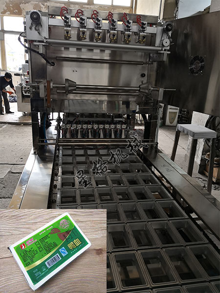 盒裝鴨血灌裝自動(dòng)化機(jī)械設(shè)備灌裝工序看得見(圖2)